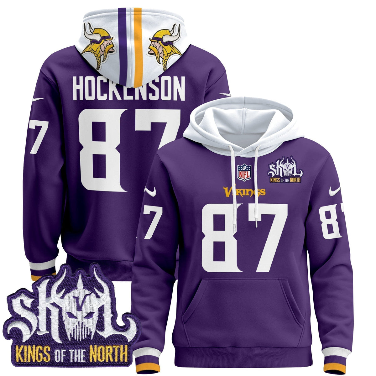 Men's Minnesota Vikings 2025 Pullover Hoodie - All Stitched