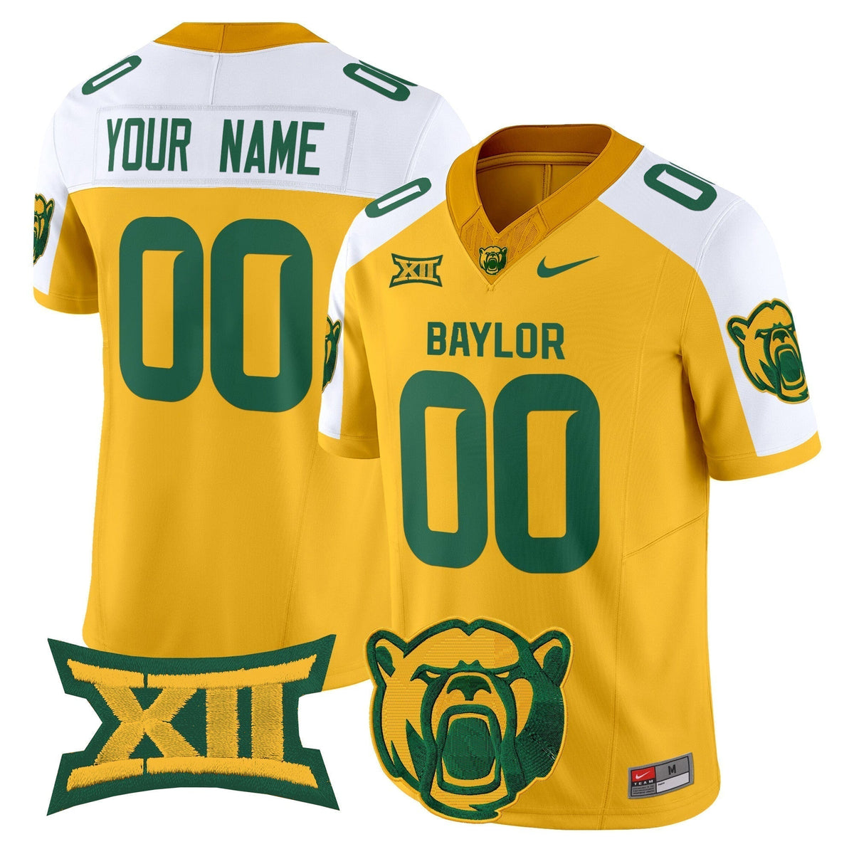 Baylor Bears 2025 Vapor Limited Custom Jersey V2 - All Stitched