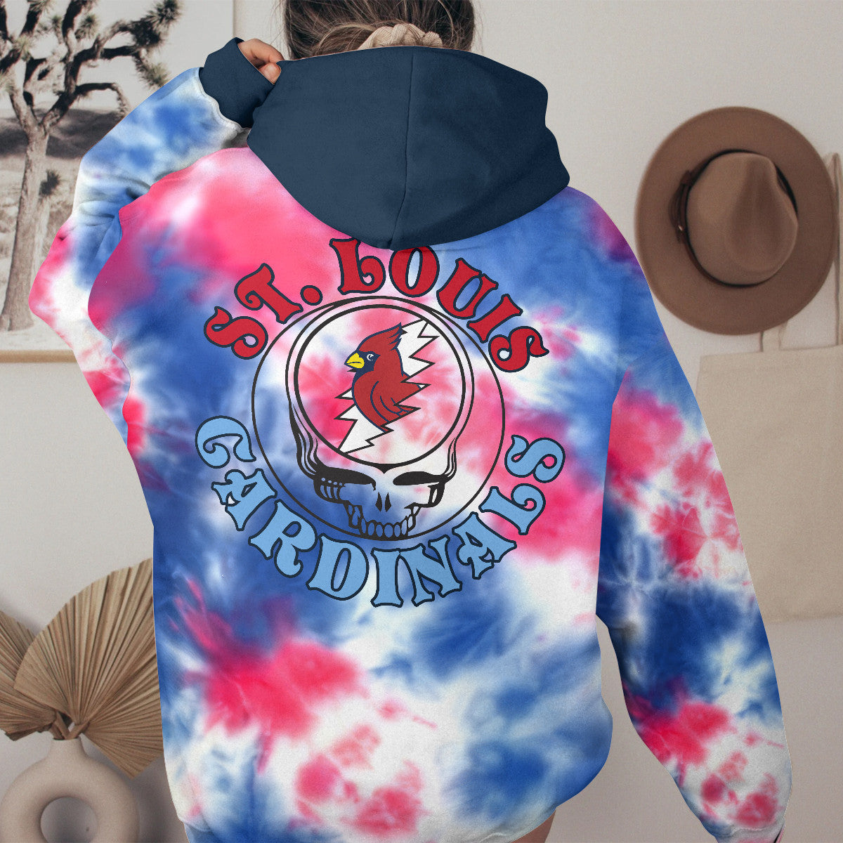 Custom Name St. Louis Cardinals Grateful Dead Limited Jersey