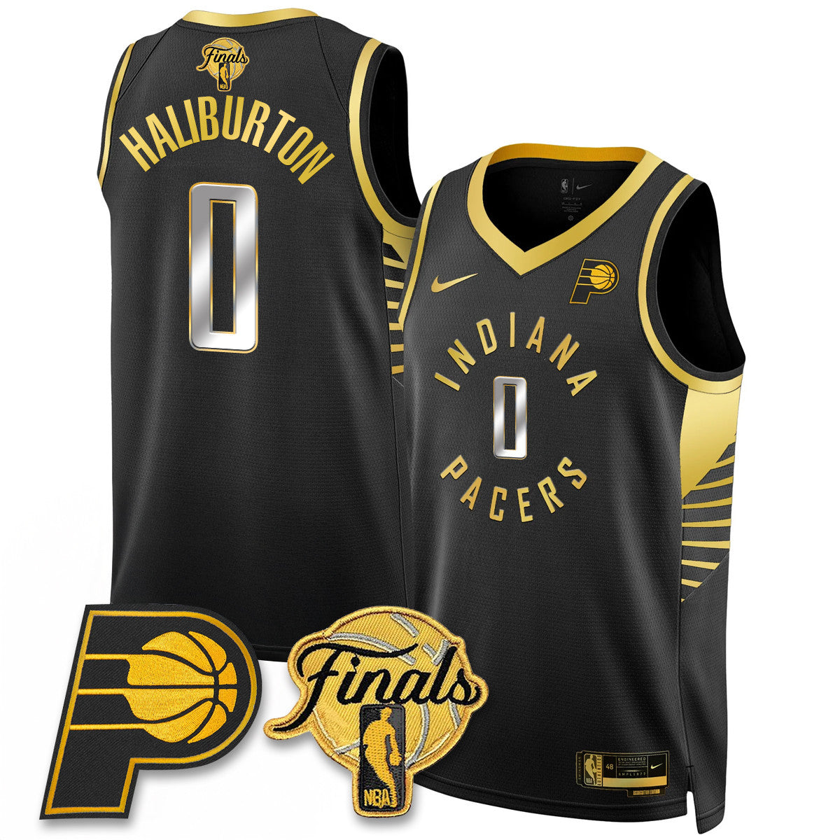 Indiana Pacers Swingman Jersey Final Patch - All Stitched
