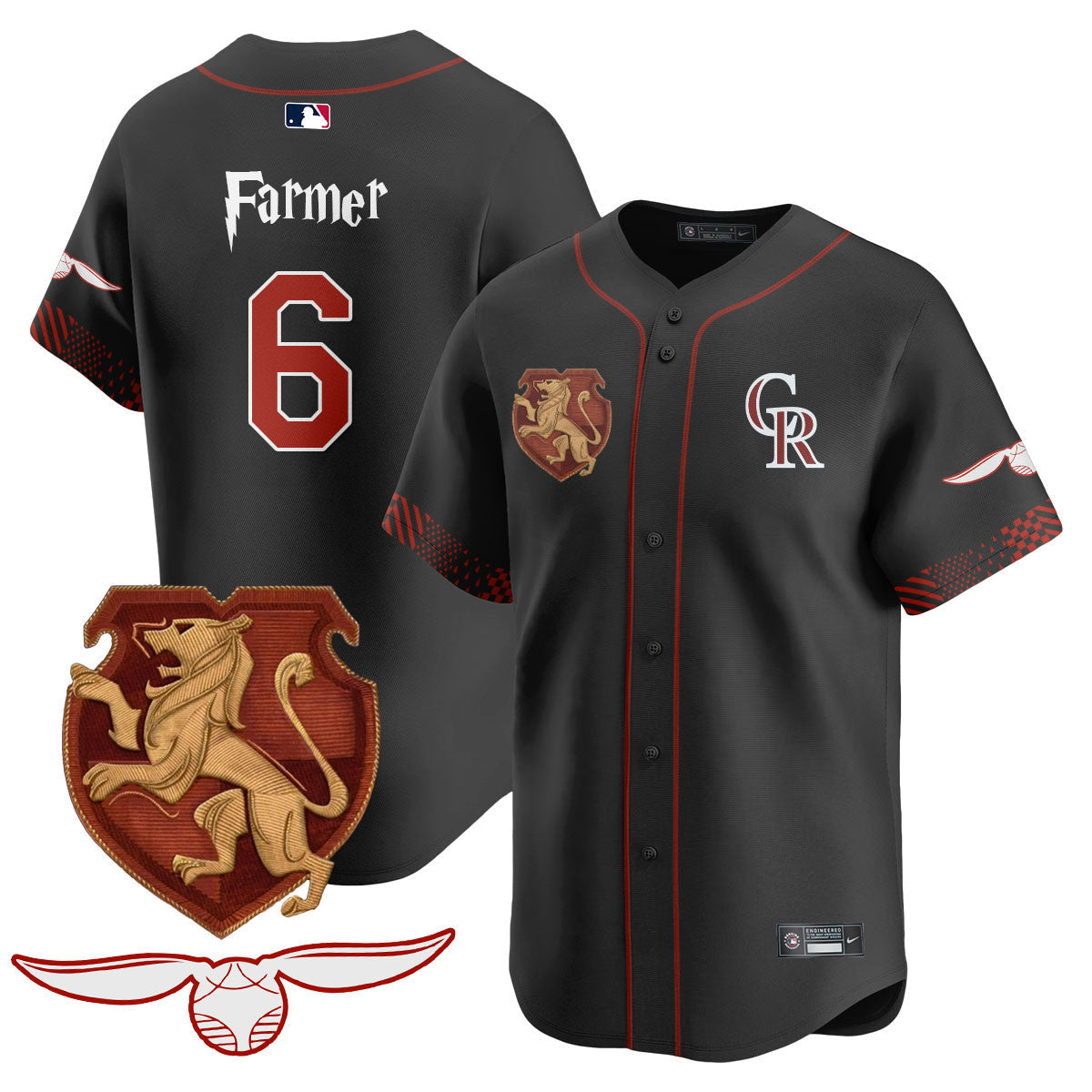 Men's Colorado Rockies Harry Potter 2025 Jersey - All Stitched