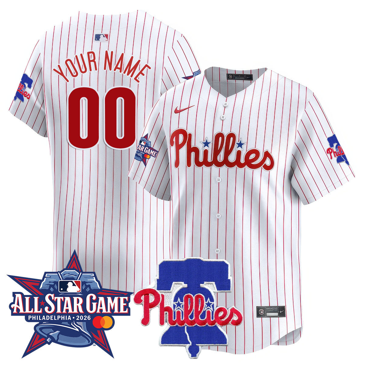 Philadelphia Phillies 2026 MLB All-Star Custom Jersey - All Stitched