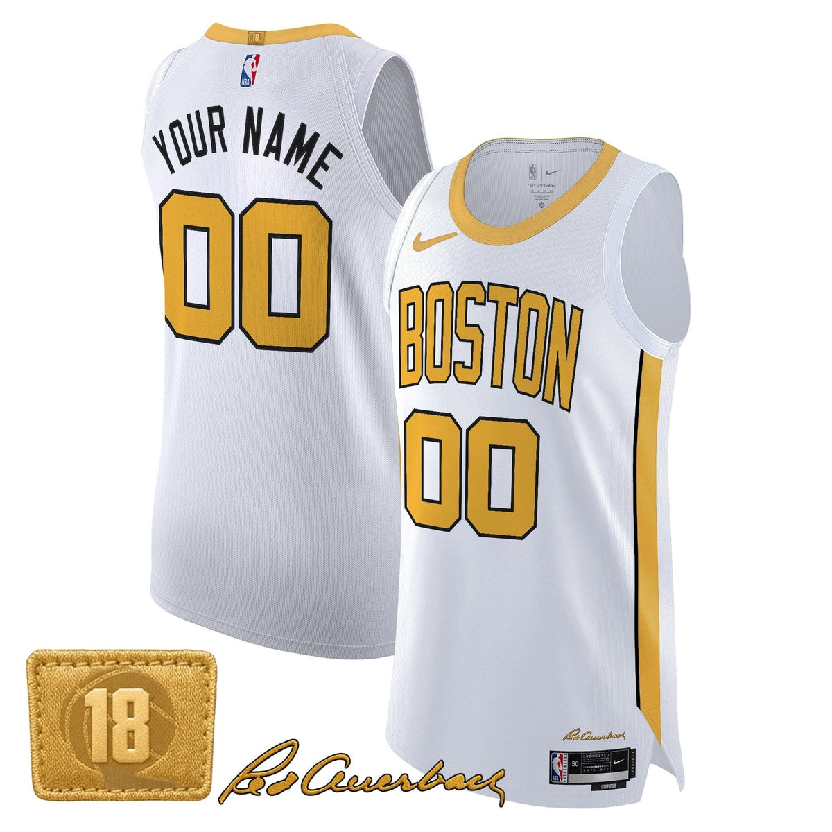 Boston Celtics 2025/26 City Edition Swingman Custom Jersey - All Stitched