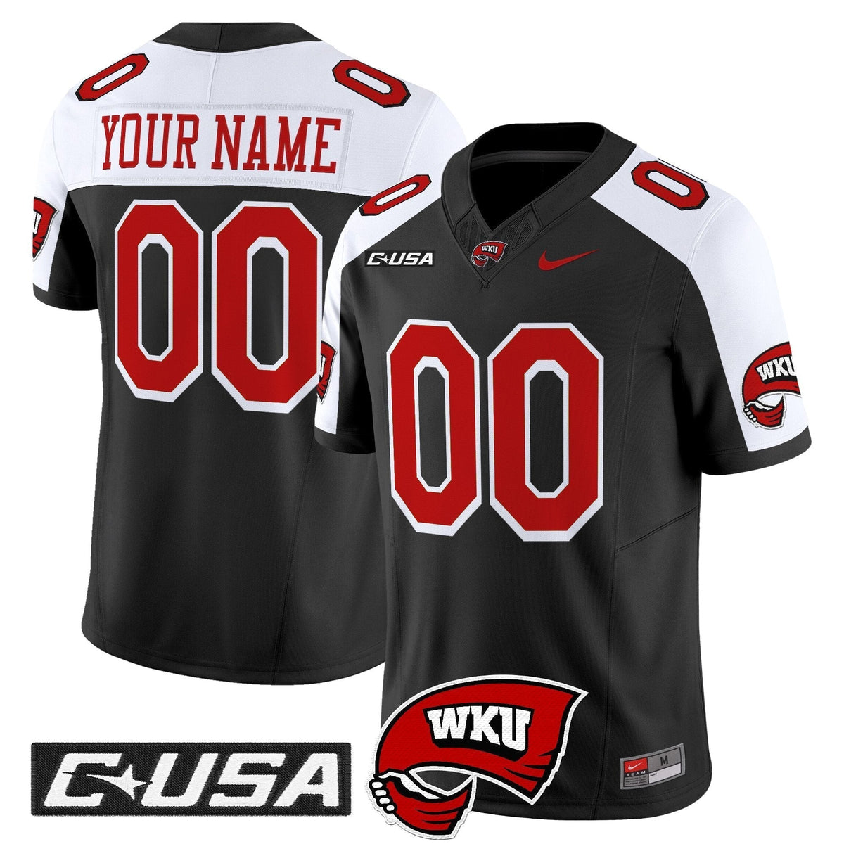 Western Kentucky Hilltoppers 2025 Vapor Limited Custom Jersey - All Stitched
