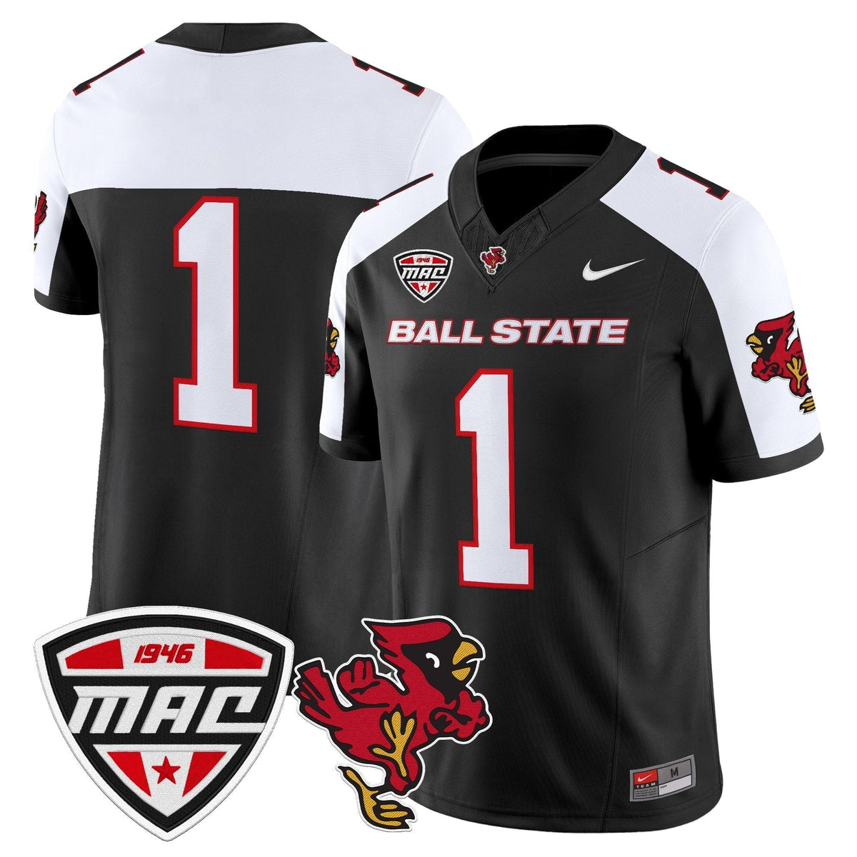 Men's Ball State Cardinals 2025 Vapor Limited Jersey - All Stitched