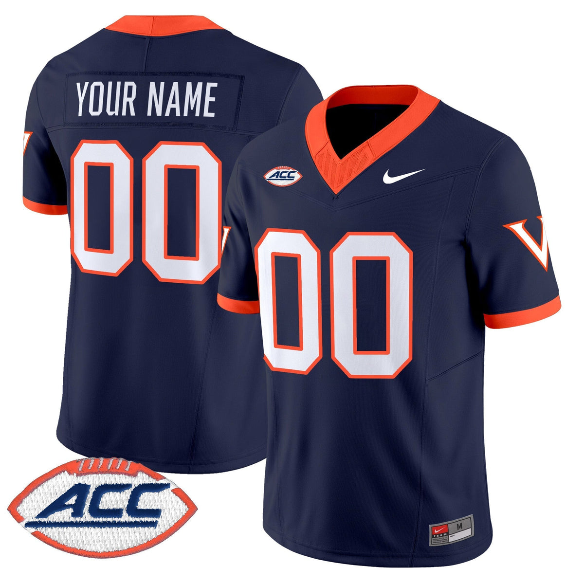 Virginia Cavaliers 2025 Vapor Limited Custom Jersey - All Stitched