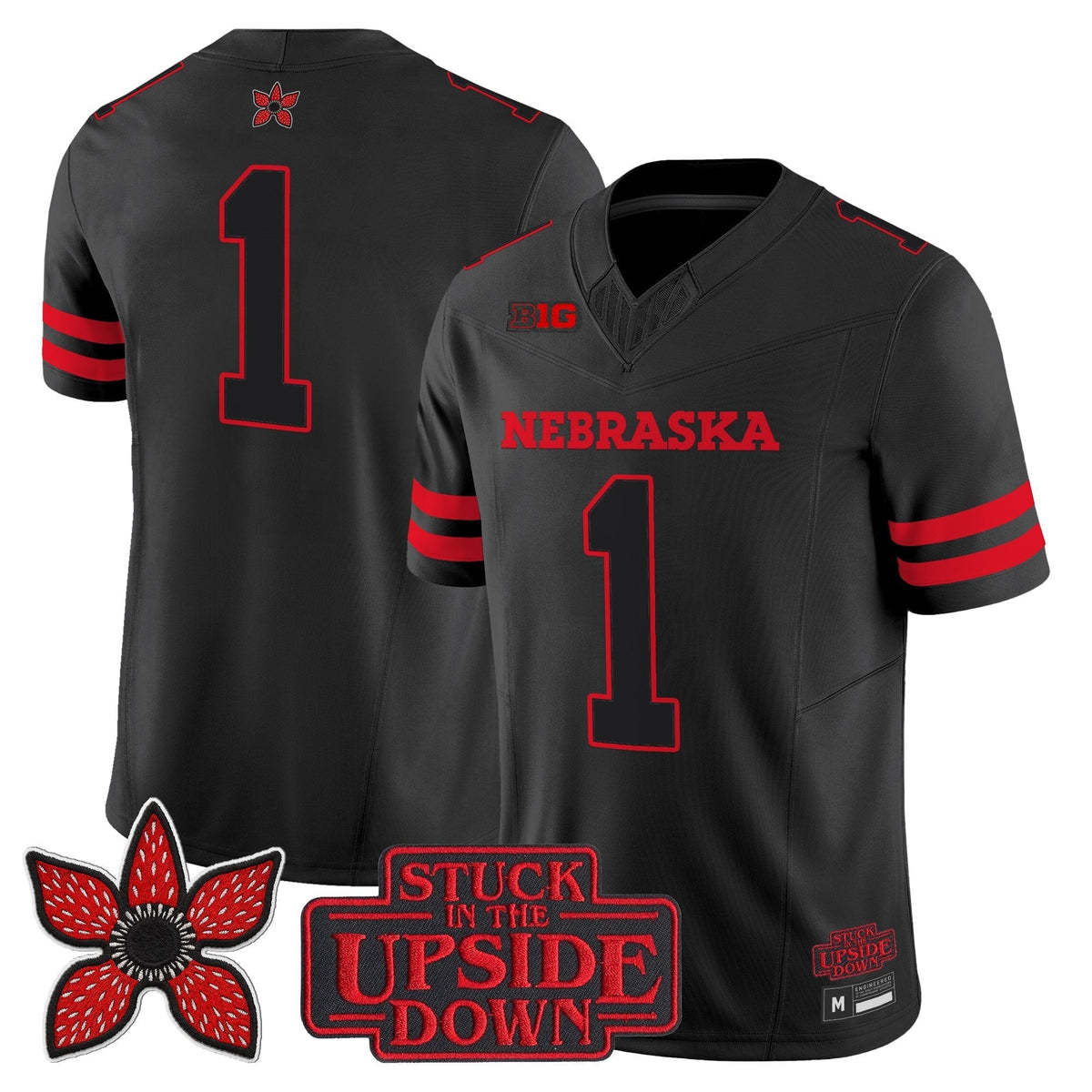 Nebraska Cornhuskers 'Stranger Things Edition' Vapor Limited Jersey - All Stitched