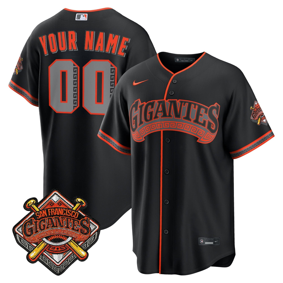 San Francisco Giants “Los Gigantes” Vapor Premier Custom Jersey - All Stitched