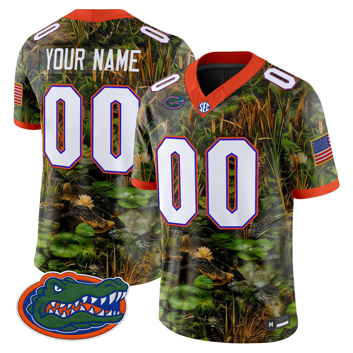 Florida Gators Camouflage Edition 2026 Vapor Limited Custom Jersey - Stitched