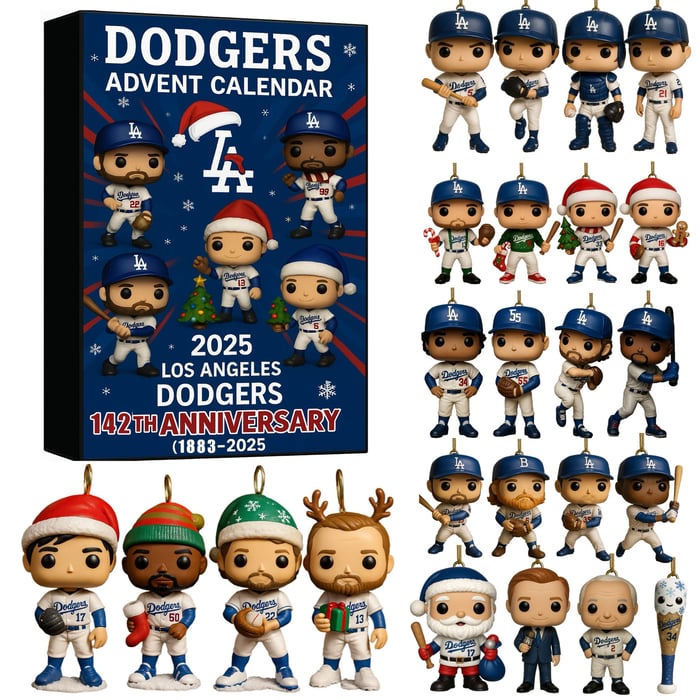LAD 2025 World Series Champions Advent Calendar N6