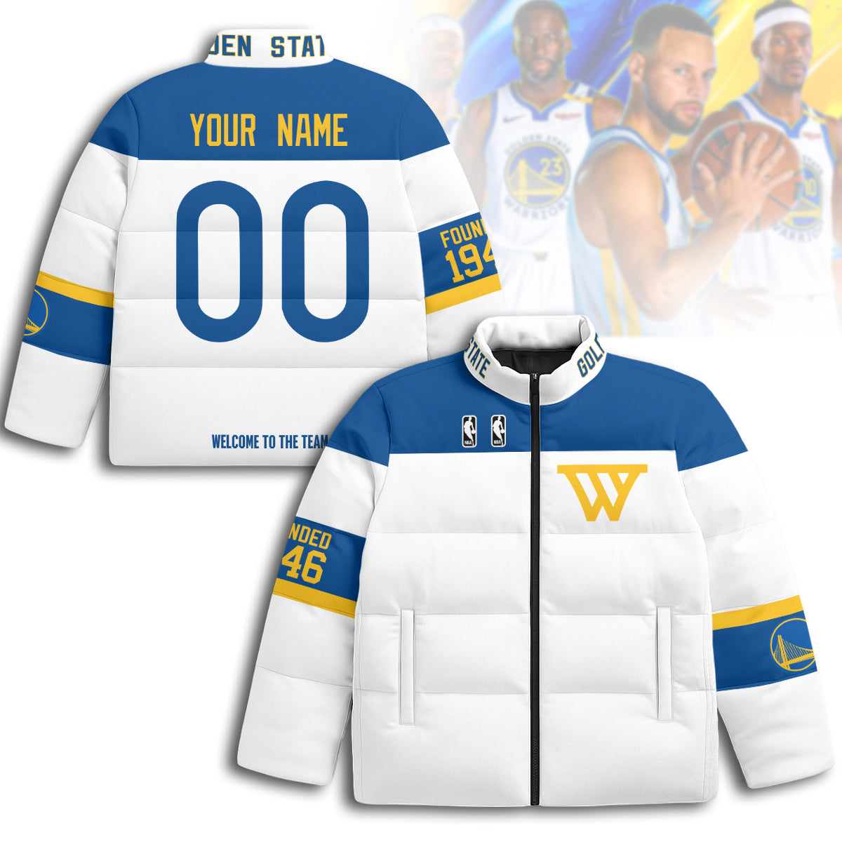 Custom GSW Unisex Puffer Jacket