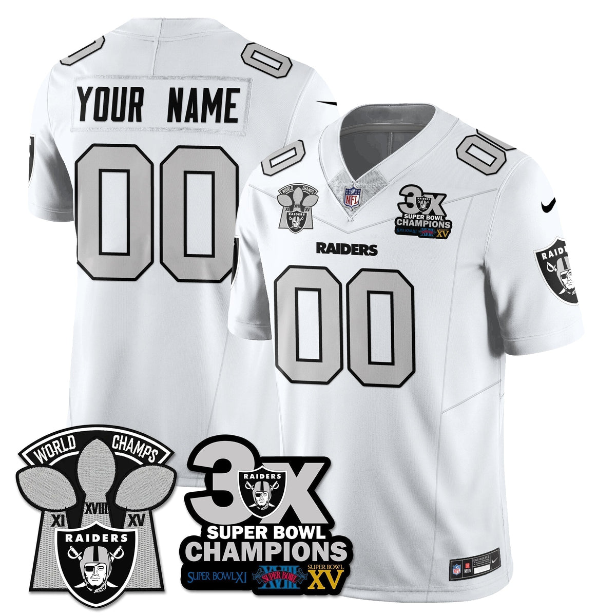 LVR 3-Time Champions Patch Vapor Limited Jersey - Stitched