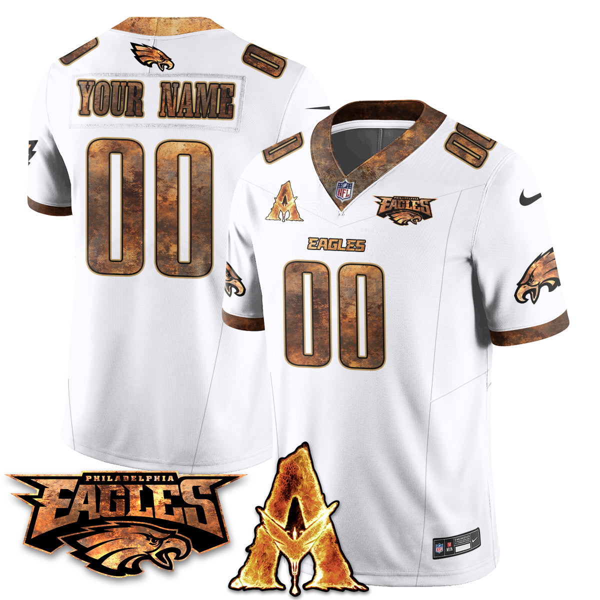 Custom PHI x Avatar 3 Fire and Ash Jersey V2 - Stitched