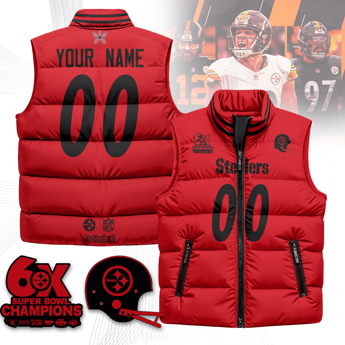 Custom PIT 'Stranger Things Edition' Unisex Puffer Vest