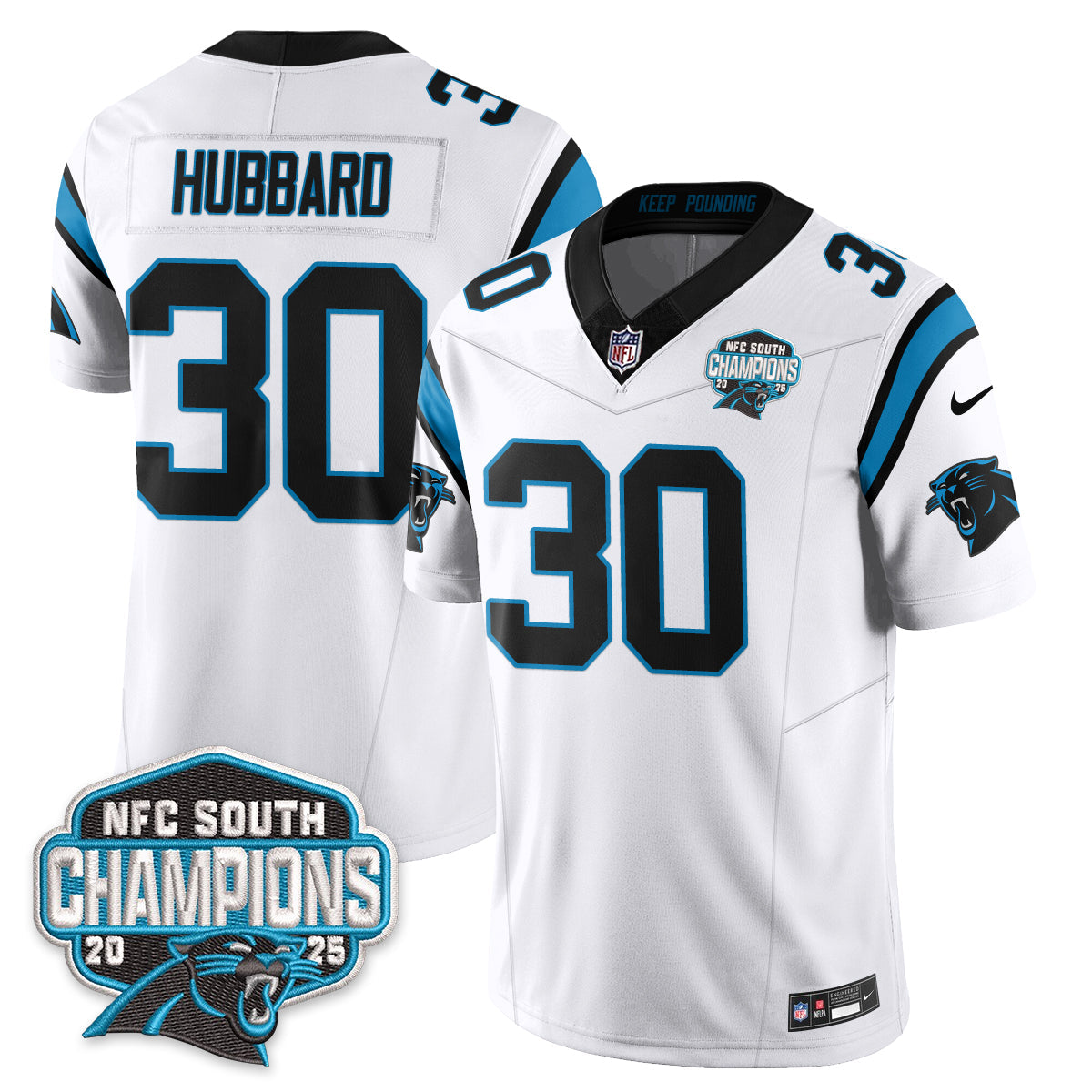 CAR NFC South Division Champions Vapor Limited Jersey - Stitched