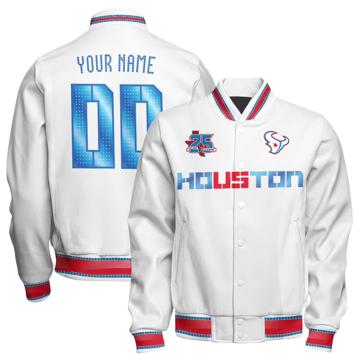 HOU Rivalries 2026 Edition Custom Baseball Jacket V2 - Printed