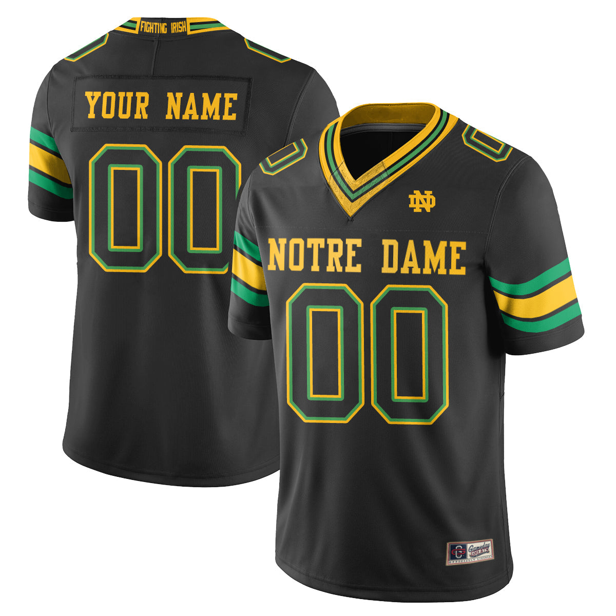 ND 2026 Shamrock Series Football Vapor Custom Jersey - Stitched