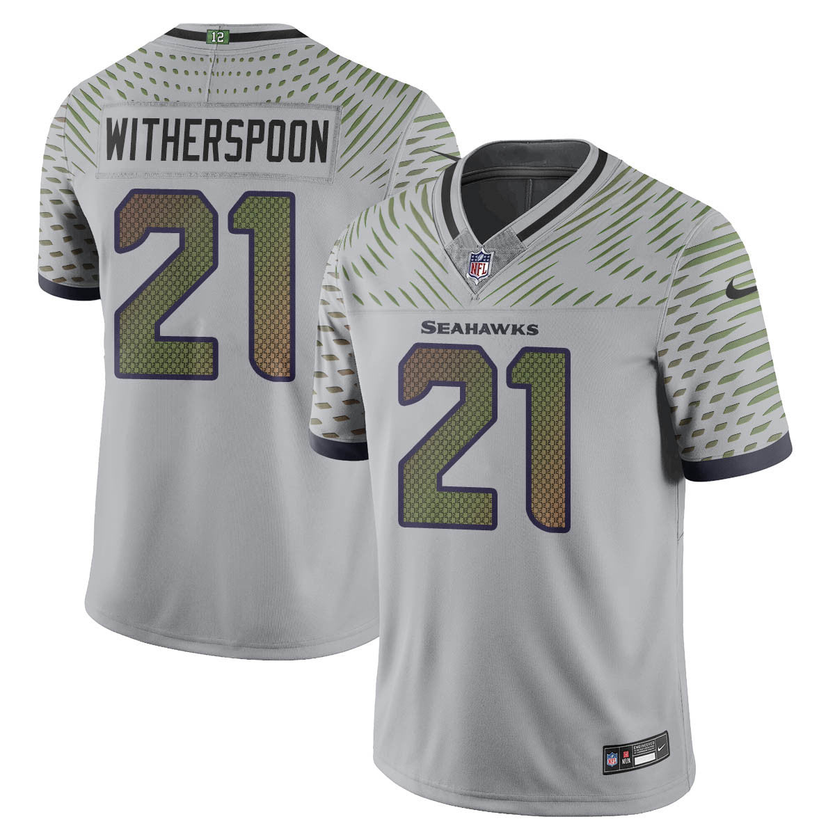 Seattle Seahawks F.U.S.E. Limited Rivalry Series Jersey - All Stitched