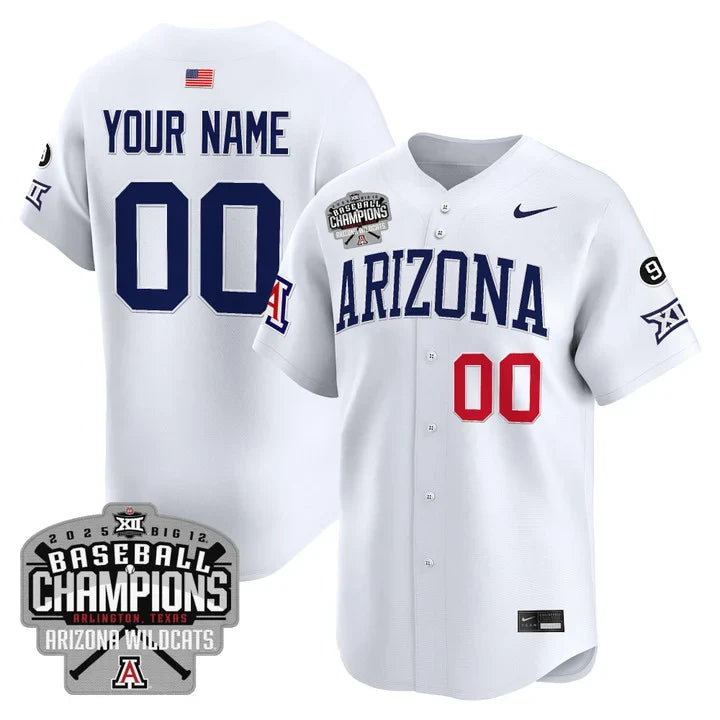 ARIZ 2025 Big 12 Champions Vapor Premier Limited Custom Jersey - Stitched