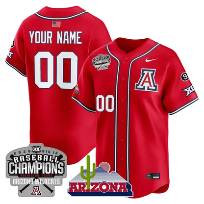 ARIZ 2025 Big 12 Champions Vapor Premier Limited Custom Jersey - Stitched