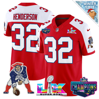 NE 2025 Vapor Jersey - AFC Champions Limited Patch - Stitched