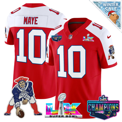 NE 2025 Vapor Jersey - AFC Champions Limited Patch - Stitched