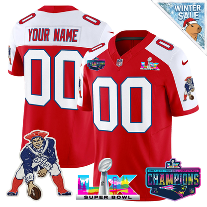 NE 2025 Vapor Jersey - AFC Champions Limited Patch - Stitched