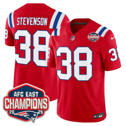 NE AFC East Champions Patch Vapor Limited Jersey - Stitched