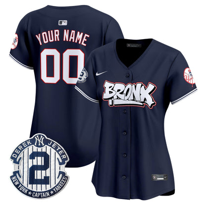New York Yankees The Bronx Graffiti Vapor Premier Limited Custom Jersey V4 - All Stitched