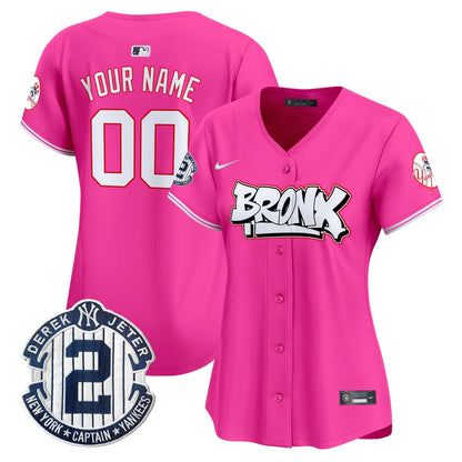 New York Yankees The Bronx Graffiti Vapor Premier Limited Custom Jersey V4 - All Stitched