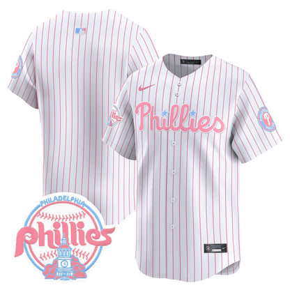 Unisex Phillies Bubblegum Pink Vapor Premier Limited Jersey V2 - All Stitched