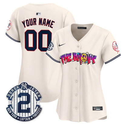 New York Yankees The Bronx Graffiti Vapor Premier Limited Custom Jersey V7 - All Stitched