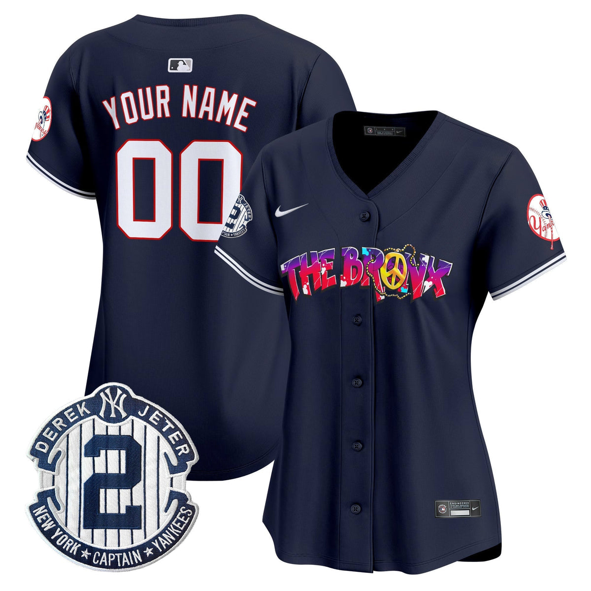 New York Yankees The Bronx Graffiti Vapor Premier Limited Custom Jersey V7 - All Stitched