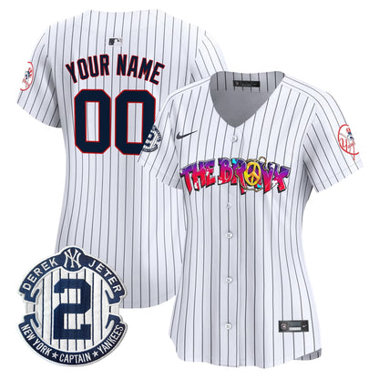 New York Yankees The Bronx Graffiti Vapor Premier Limited Custom Jersey V7 - All Stitched