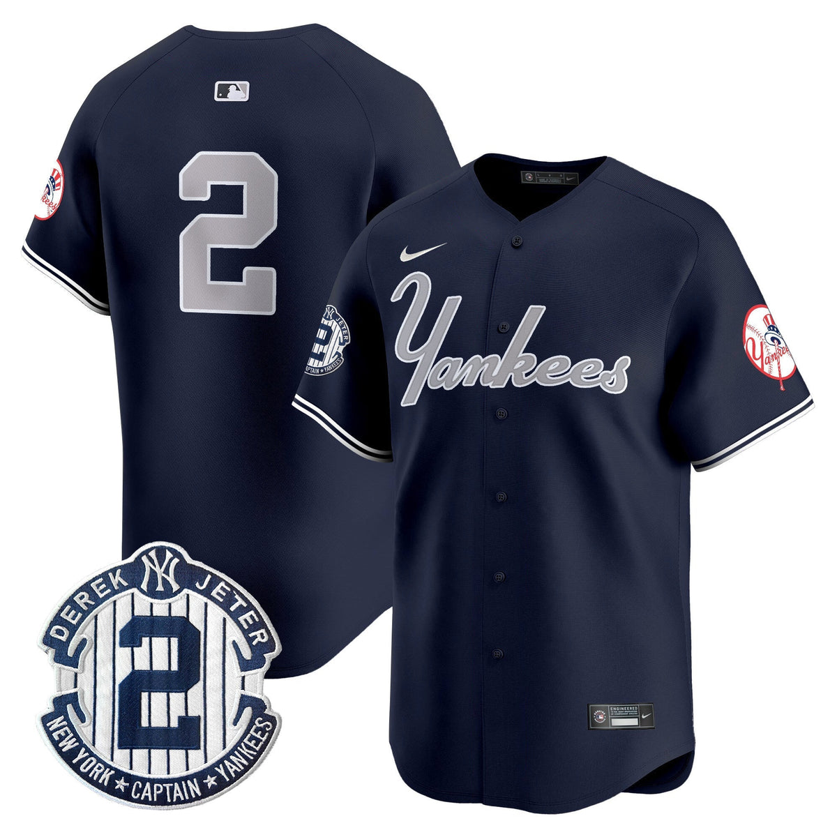 Men's Yankees Throwback Vapor Premier Limited Jersey V2 - All Stitched