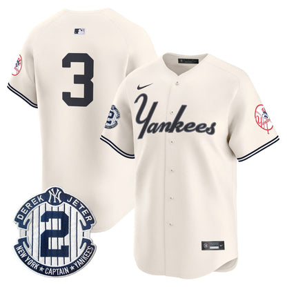 Men's Yankees Throwback Vapor Premier Limited Jersey V2 - All Stitched