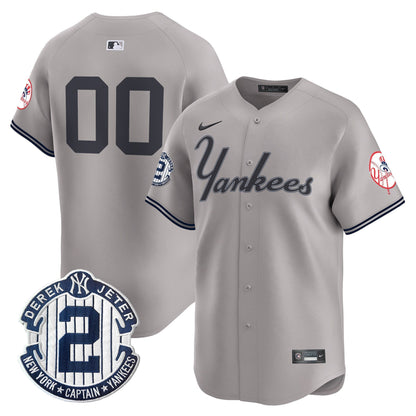Yankees Throwback Vapor Premier Limited Custom Jersey V2 - All Stitched