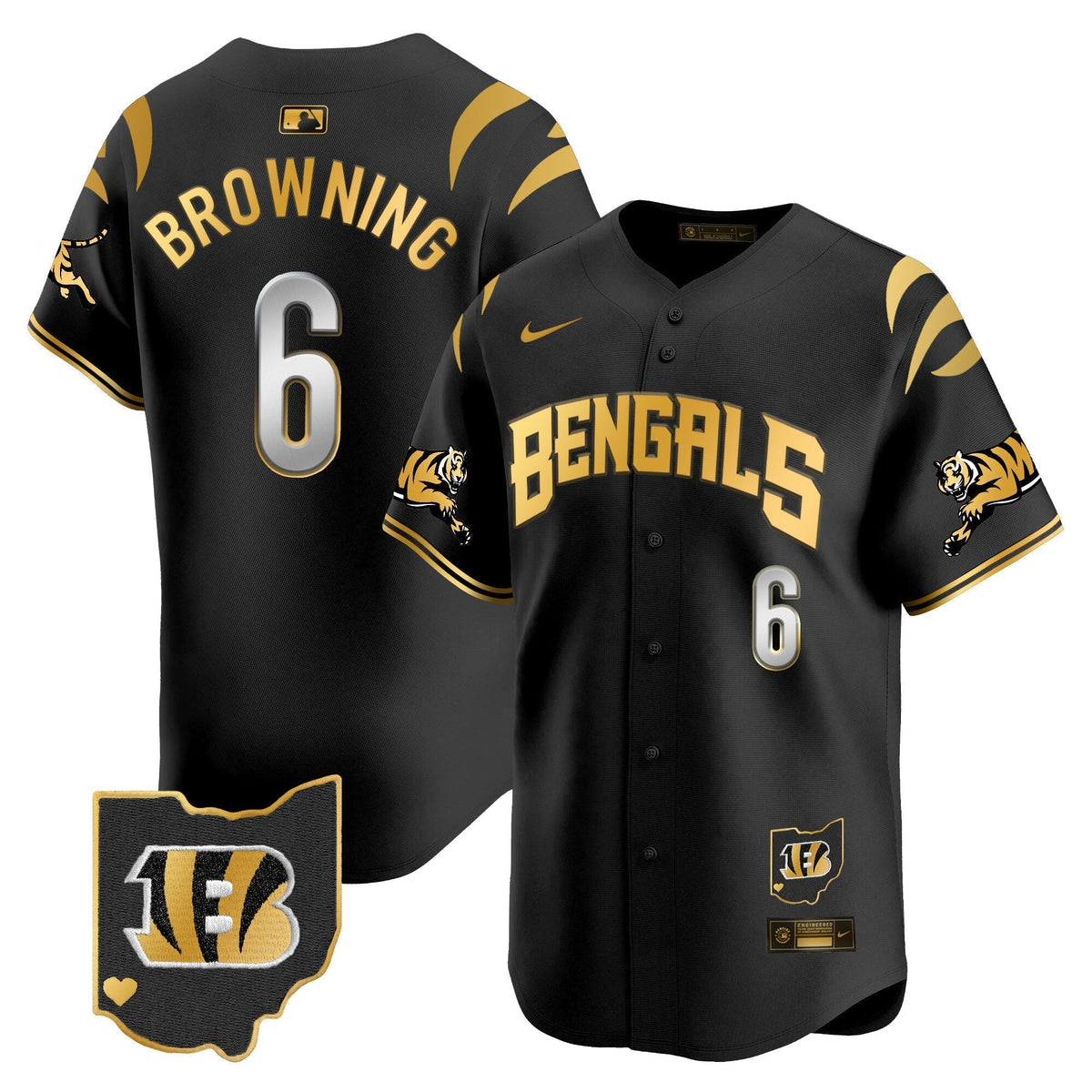 Men's Bengals Vapor Premier Limited Jersey - All Stitched