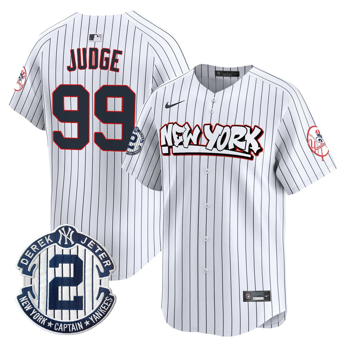 Men's New York Yankees Graffiti Vapor Premier Limited Jersey V2 - All Stitched