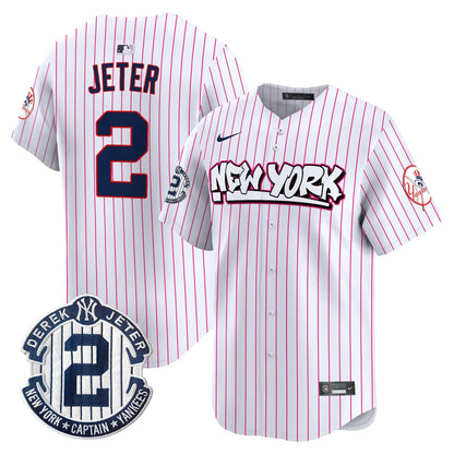 Men's New York Yankees Graffiti Vapor Premier Limited Jersey V2 - All Stitched
