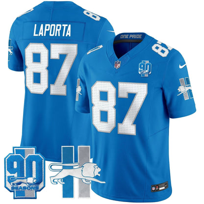 Detroit Lion 1946 Throwback Vapor Limited Jersey - Stitched