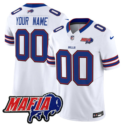 BUF 2025 Bills Mafia Patch Vapor Limited Custom Jersey - Stitched
