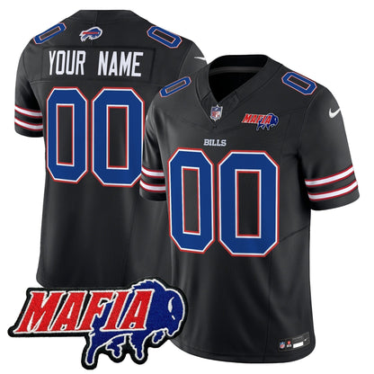 BUF 2024 Bills Mafia Patch Vapor Limited Custom Jersey - Stitched