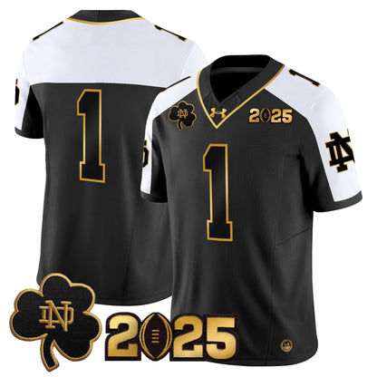 NDFI 2025 CFP Final Patch Gold Vapor Limited Jersey - All Stitched