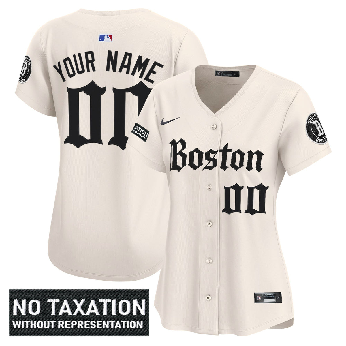 Boston Red Sox 'Retro Newspaper Edition' Vapor Premier Limited Custom Jersey - All Stitched