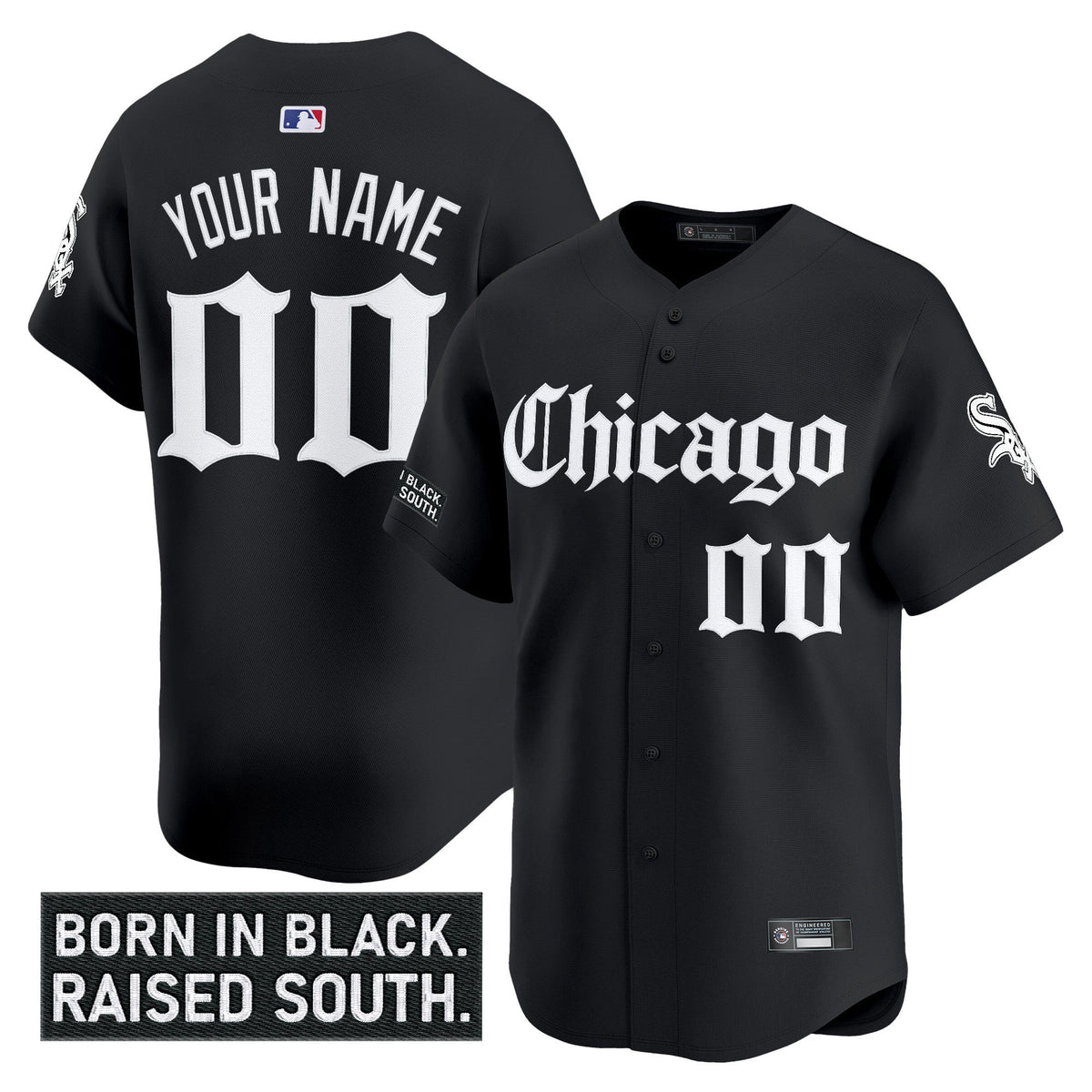 Chicago White Sox 'Gothic South Side Edition' Vapor Premier Limited Custom Jersey - All Stitched