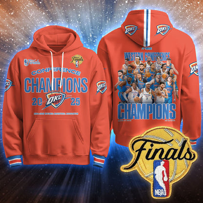 Oklahoma City Thunder Final Hoodie - Printed