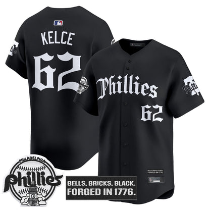 Men's Philadelphia Phillies 'Gothic Liberty Edition' Vapor Premier Limited Jersey - All Stitched