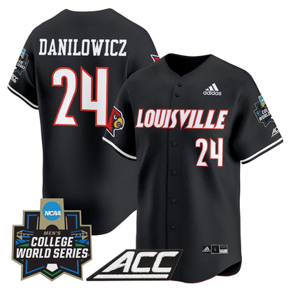 Men's Louisville Cardinals 2025 World Series Vapor Premier Limited Jersey - All Stitched