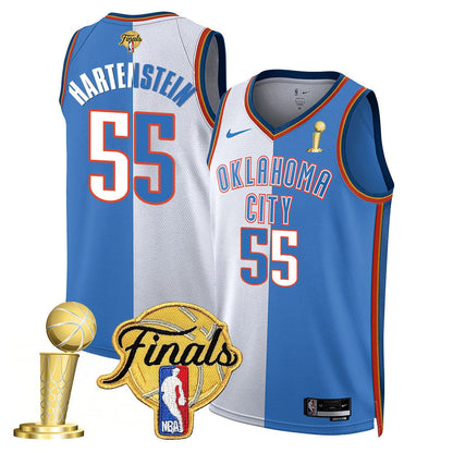 Men's Oklahoma City Thunder 2024-25 Champions Jersey - All Stitched
